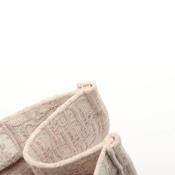 Christian Dior Oblique Book Tote Medium Canvas Bag Pink - Picture 9 of 10